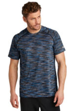 OGIO Verge Crew. OE326 Electric Blue Space Dye