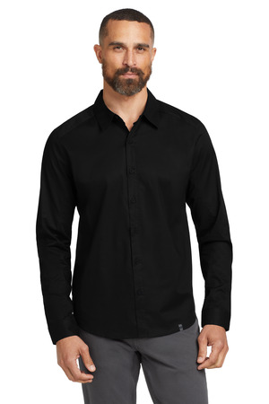 OGIO Commuter Woven Shirt. OG1002 Blacktop