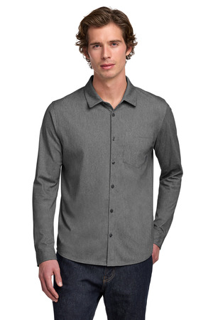 OGIO Extend Long Sleeve Button-Up OG161 Blacktop Heather