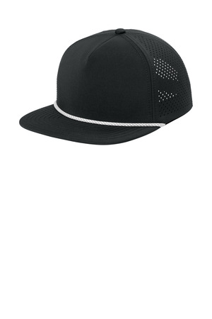 OGIO 5-Panel Rope Performance Cap OG607 Blacktop