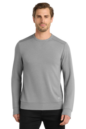 OGIO Luuma Flex Long Sleeve Crew OG825 Petrol Grey Heather