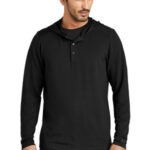 OGIO Luuma Flex Hooded Henley OG826 Blacktop