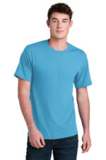 Port & Co Core Blend Recycled Tee PC01 Aquatic Blue