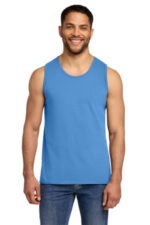 Port & Co Beach Wash Garment-Dyed Tank. PC099TT Blue Moon