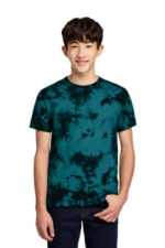 Port & Co Youth Crystal Tie-Dye Tee PC145Y Black/ Teal