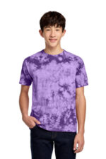 Port & Co Youth Crystal Tie-Dye Tee PC145Y Purple