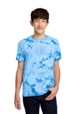 Port & Co Youth Crystal Tie-Dye Tee PC145Y Sky Blue