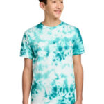 Port & Co Youth Crystal Tie-Dye Tee PC145Y Teal