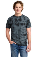 Port & Co Crystal Tie-Dye Tee PC145 Black