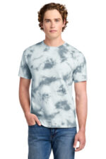 Port & Co Crystal Tie-Dye Tee PC145 Grey