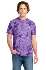 Port & Co Crystal Tie-Dye Tee PC145 Purple