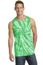 Port & Co Tie-Dye Tank Top. PC147TT Kelly