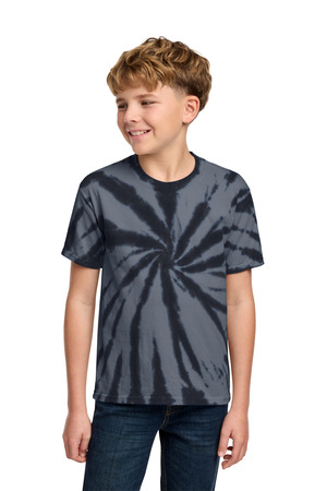 Port & Co Youth Tie-Dye Tee. PC147Y Black