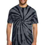 Port & Co Tie-Dye Tee. PC147 Black