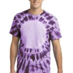 Port & Co Window Tie-Dye Tee. PC149 Purple
