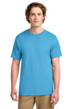 Port & Co Ring Spun Cotton Tee. PC150 Aquatic Blue