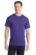 Port & Co Ring Spun Cotton Tee. PC150 Purple