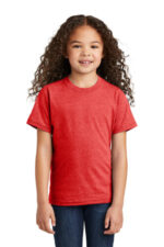 Port & Co Youth Tri-Blend Tee PC330Y Bright Red Heather