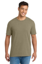 Port & Co Tri-Blend Tee. PC330 Coyote Brown Heather
