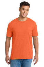 Port & Co Tri-Blend Tee. PC330 Deep Orange Heather