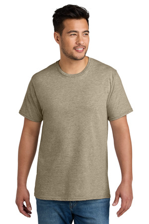 Port & Co CVC Tee PC340 Desert Tan Heather