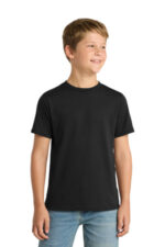 Port & Co Youth Performance Blend Tee. PC381Y Jet Black