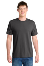 Port & Co Performance Blend Tee. PC381 Charcoal