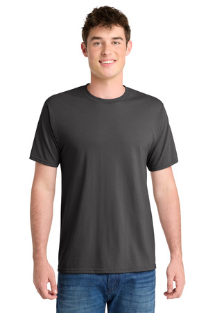 Port & Co Performance Blend Tee. PC381 Charcoal