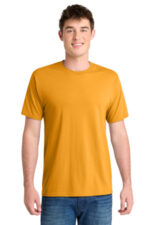 Port & Co Performance Blend Tee. PC381 Gold