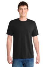 Port & Co Performance Blend Tee. PC381 Jet Black
