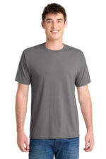 Port & Co Performance Blend Tee. PC381 Medium Grey