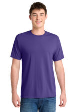 Port & Co Performance Blend Tee. PC381 Purple