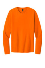 Port & Co Easy Cotton Long Sleeve Tee PC43LS S. Orange