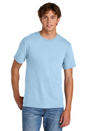 Port & Co Easy Cotton Tee PC43 Ice Blue