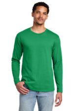 Port & Co Long Sleeve Fan Favorite Tee. PC450LS Athletic Kelly