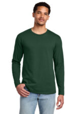 Port & Co Long Sleeve Fan Favorite Tee. PC450LS Forest Green