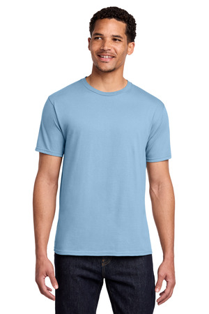 Port & Co Fan Favorite Tee. PC450 Light Blue