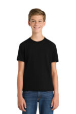 Port & Co Youth Fan Favorite Blend Tee. PC455Y Jet Black