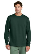 Port & Co Long Sleeve Core Cotton Tee. PC54LS Dark Green