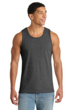Port & Co Core Cotton Tank Top. PC54TT Dark Heather Grey