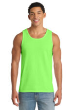 Port & Co Core Cotton Tank Top. PC54TT Neon Green