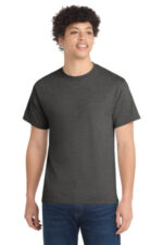 Port & Co Tall Core Cotton Tee PC54T Dark Heather Grey