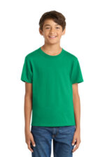 Port & Co Youth Core Cotton Tee. PC54Y Kelly