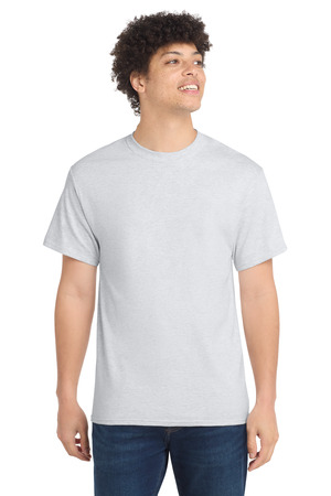 Port & Co Core Cotton Tee. PC54 Ash