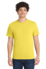 Port & Co Tall Core Blend Tee. PC55T Yellow