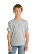 Port & Co Youth Core Blend Tee. PC55Y Ash