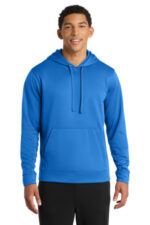 Port & Co Performance Fleece Pullover Hooded Sweatshirt. PC590H Royal