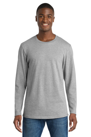 Port & Co Long Sleeve Bouncer Tee PC600LS Athletic Heather