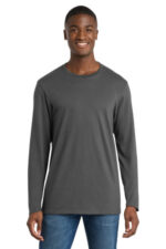 Port & Co Long Sleeve Bouncer Tee PC600LS Coal Grey