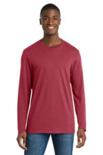 Port & Co Long Sleeve Bouncer Tee PC600LS Rich Red